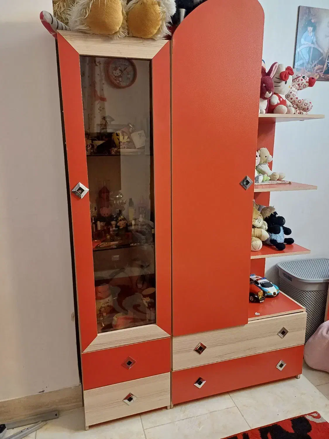 سرویس خواب نوجوان وفرش|تخت و سرویس خواب|گلپایگان, |دیوار