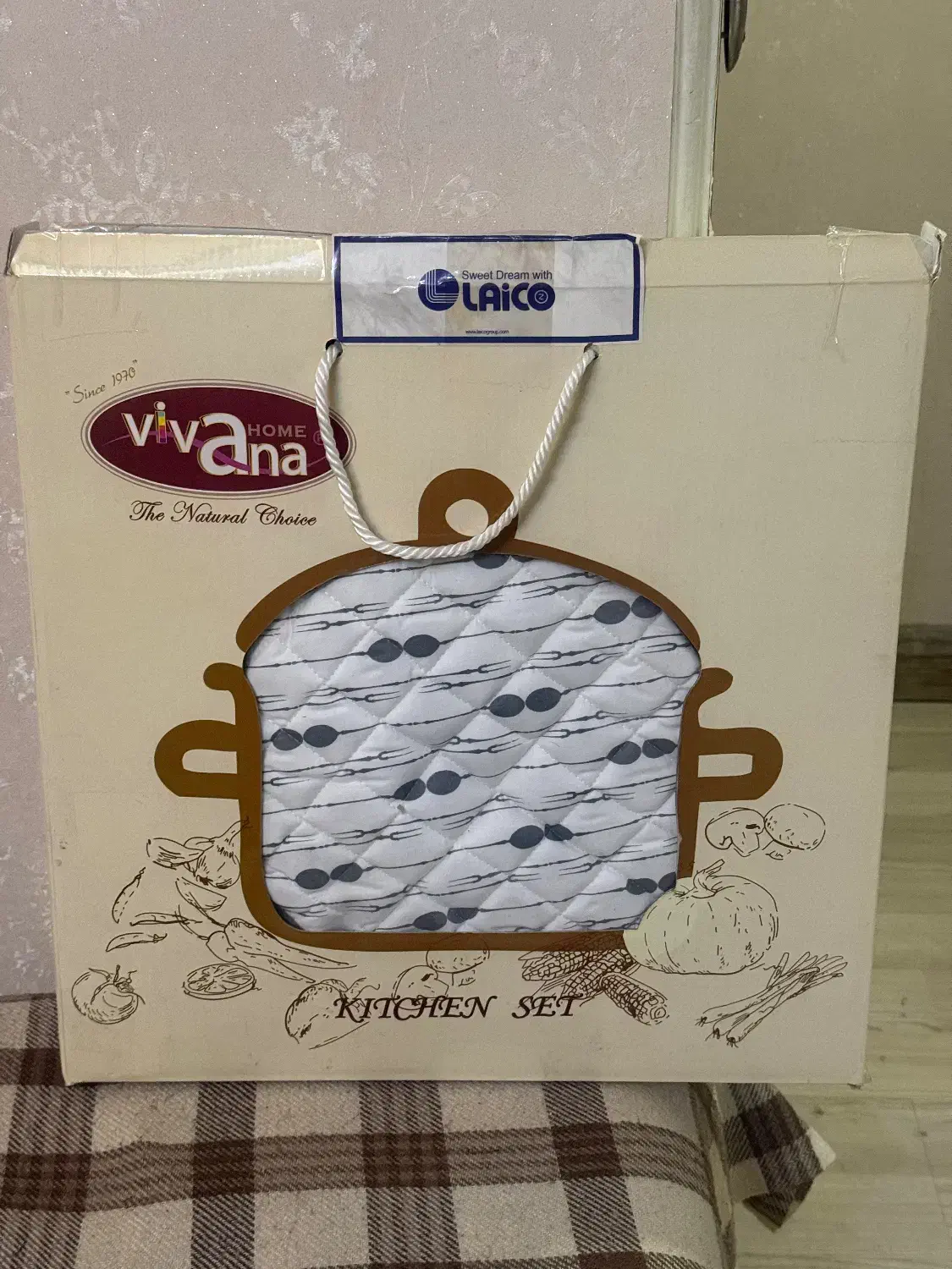 سرویس آشپزخانه ۱۰ تکه طوسی لایکو نو مناسب جهیزیه|سفره، حوله، دستمال آشپزخانه|تهران, سعادت‌آباد|دیوار