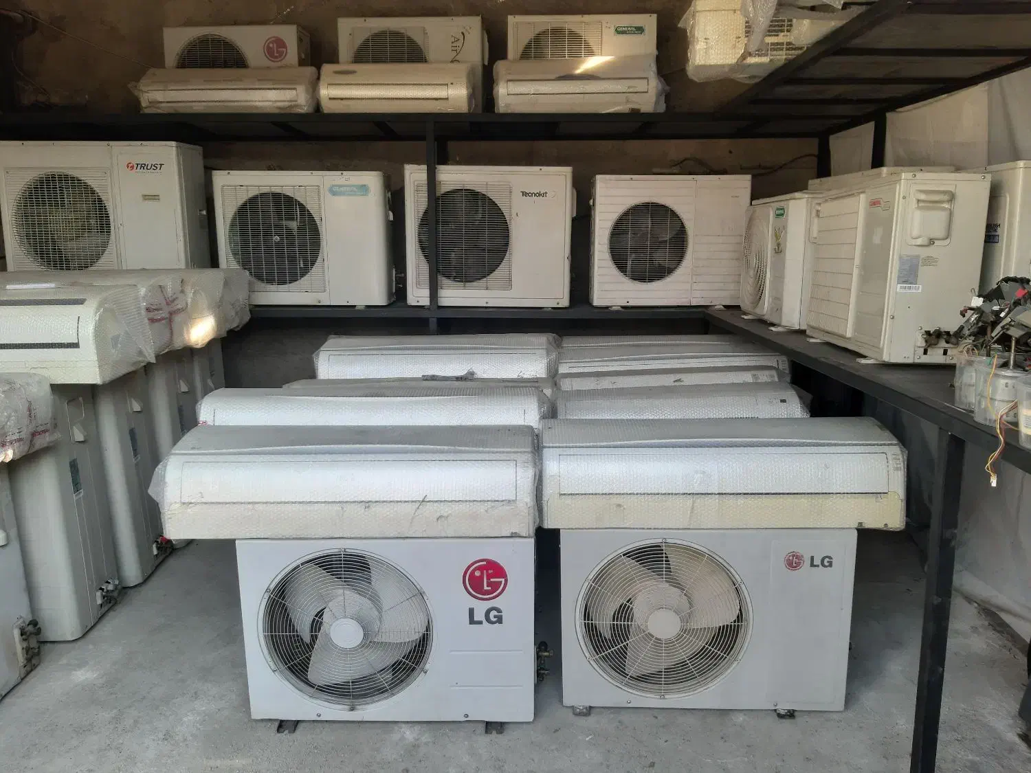 انواع کولرگازی کارکرده و آکبند|کولر گازی و فنکوئل|تهران, کیانشهر|دیوار