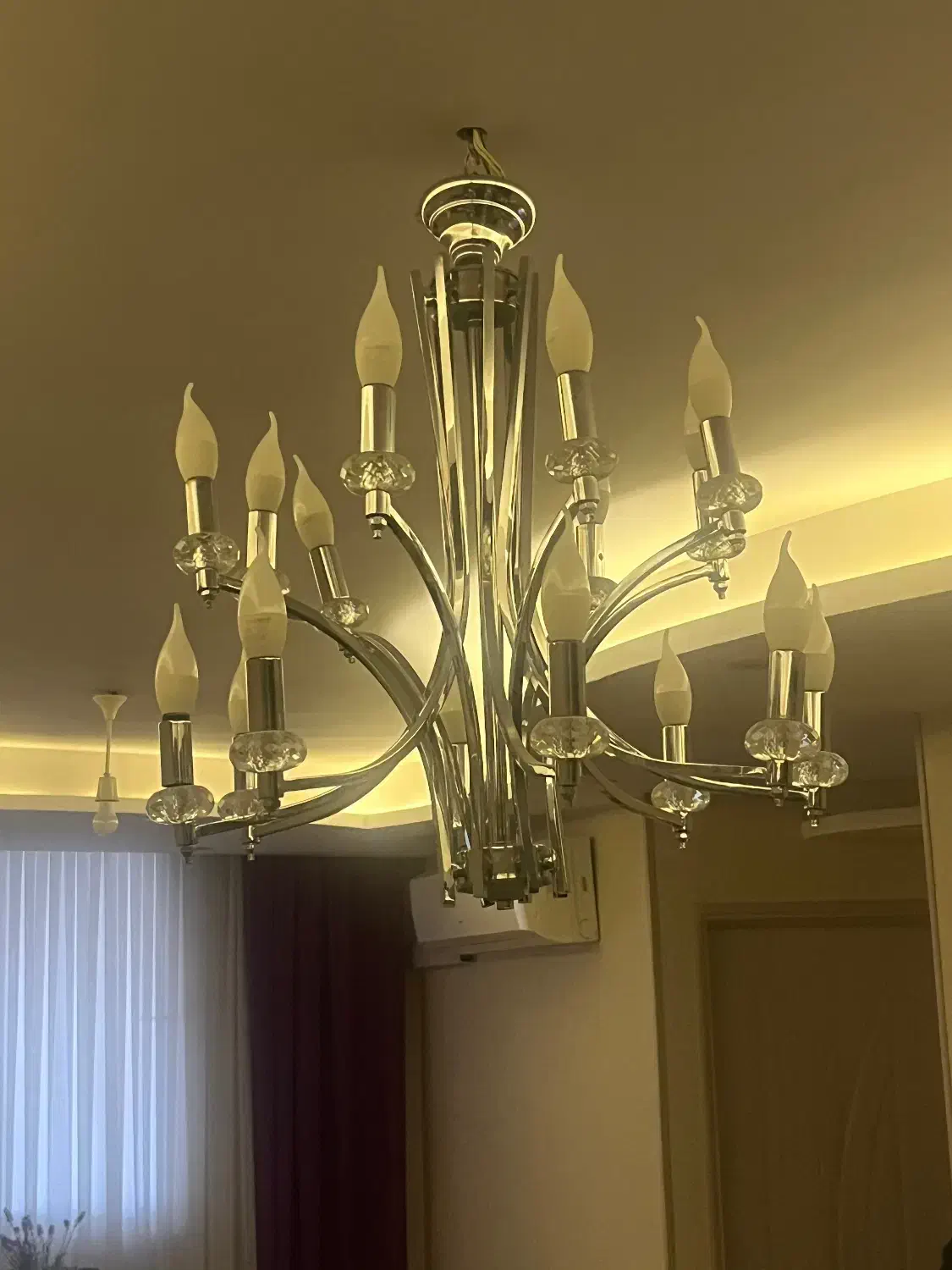 لوستر ۱۵شعله|لوستر و چراغ آویز|گرگان, |دیوار