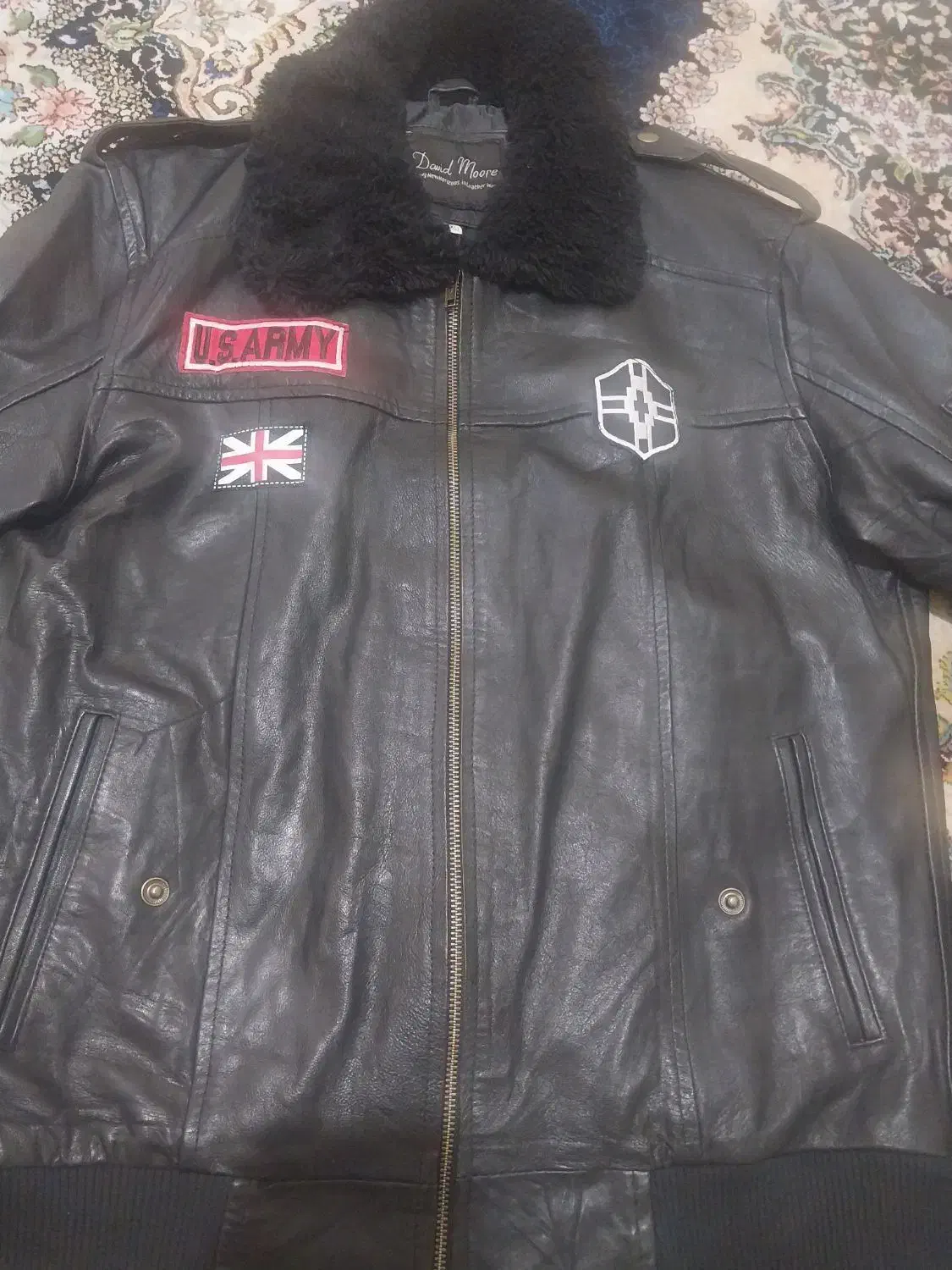 کاپشن چرم اصلی|لباس|کرمانشاه, |دیوار