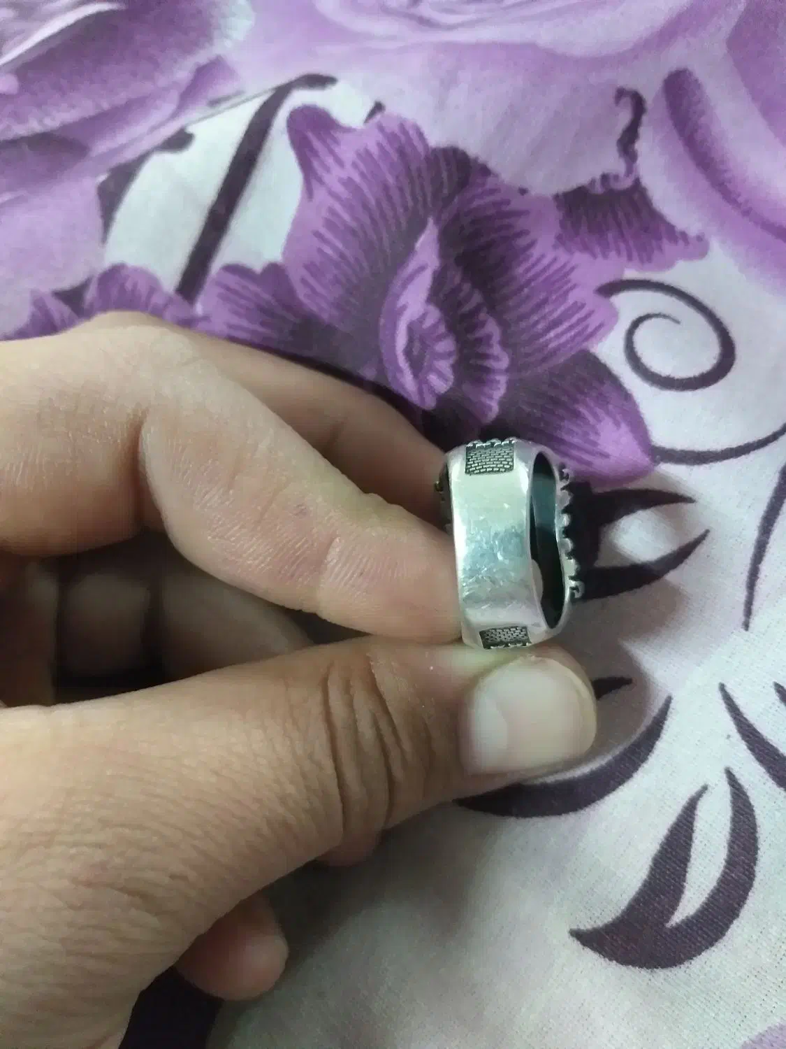 انگشتر تمام نقره نقشه ایران و اهورایی|جواهرات|فولادشهر, باغشاد|دیوار