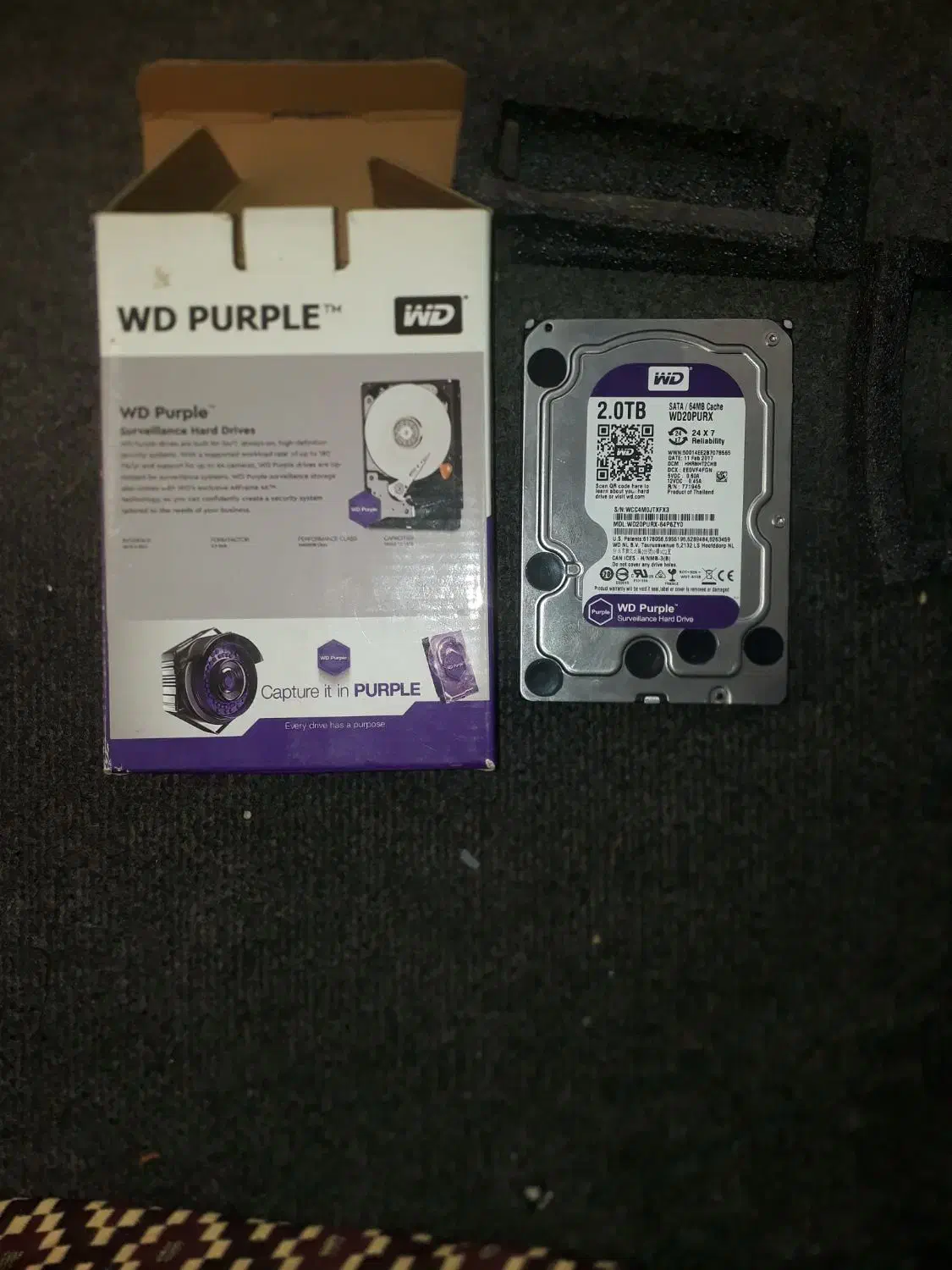 هارد اینترنال بنفش۲ترا کم کار|قطعات و لوازم جانبی رایانه|مشگین شهر, |دیوار