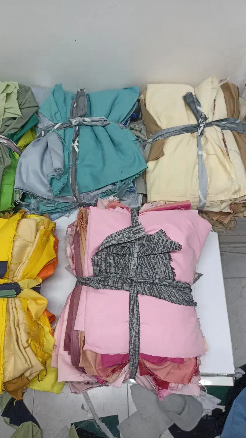 تیکه پارچه تترون و پارچه هتلی|لوازم خیاطی و بافتنی|ری, علایین|دیوار