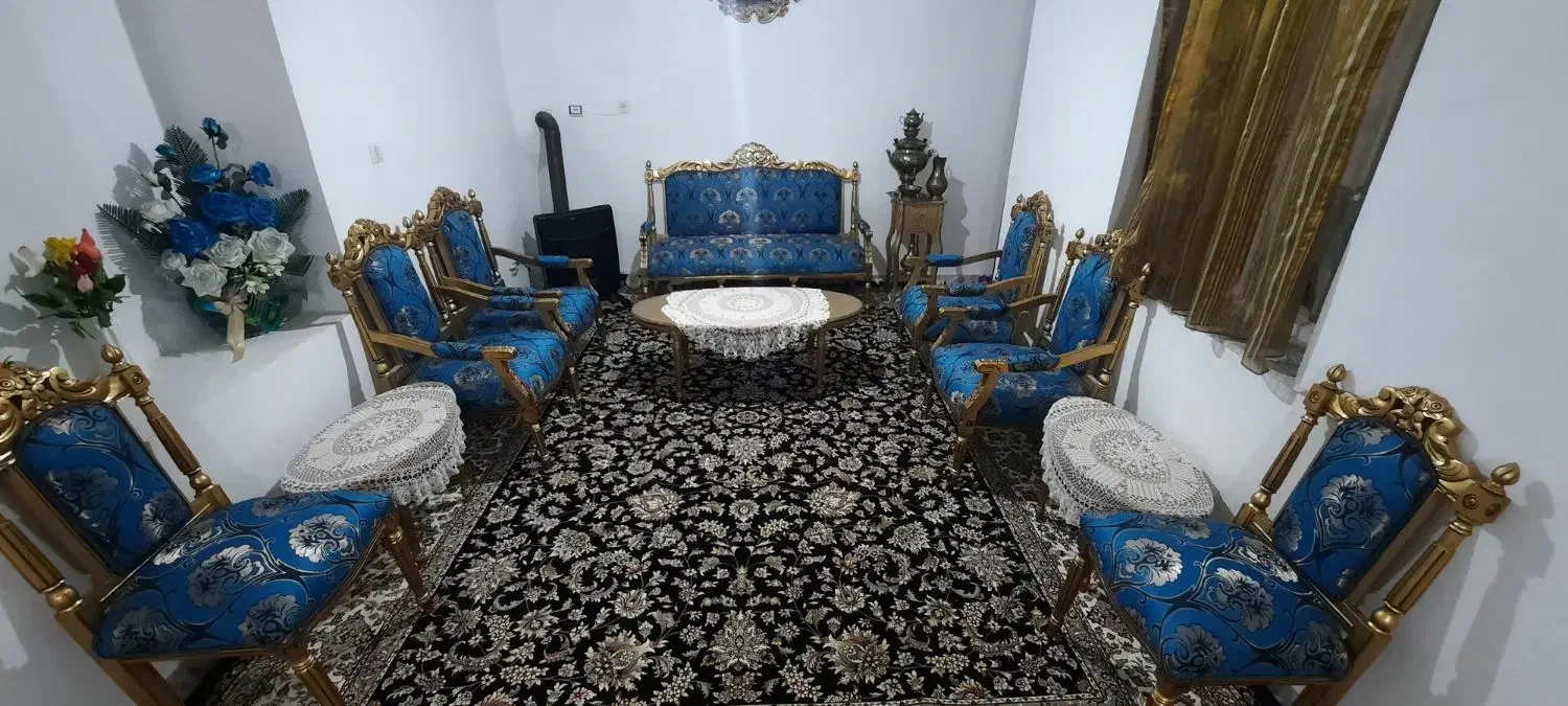 مبل سلطنتی ۹ نفره|مبلمان خانگی و میز عسلی|خواف, |دیوار