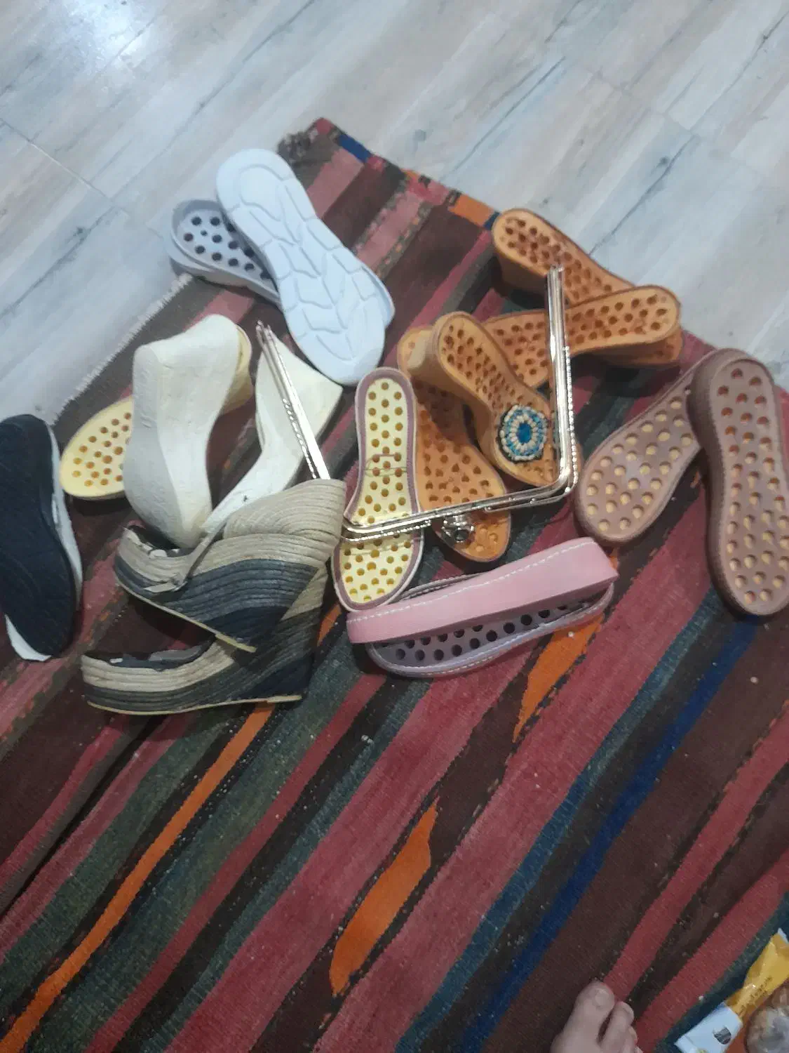 زیره کفش مناسب بافت گیوه و کفش سایز۳۹|کیف، کفش، کمربند|اسلامشهر, شهرک واوان|دیوار