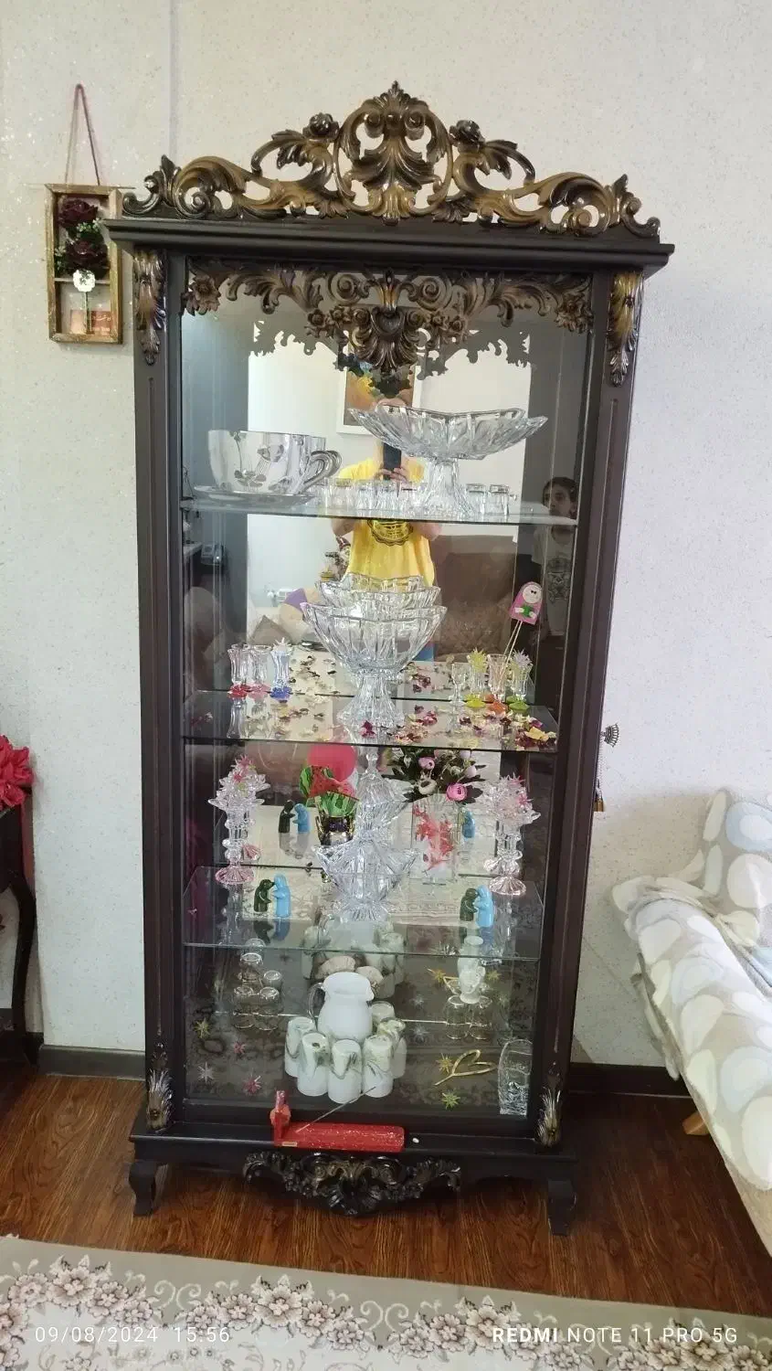 بوفه چوبی|بوفه، ویترین، کنسول|آبیک, |دیوار