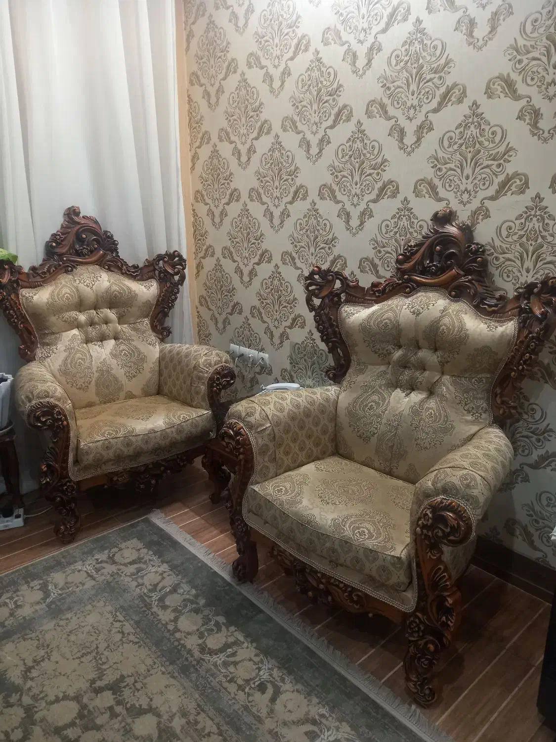 مبل سلطنتی|مبلمان خانگی و میز عسلی|شیراز, شهرک قمشه|دیوار