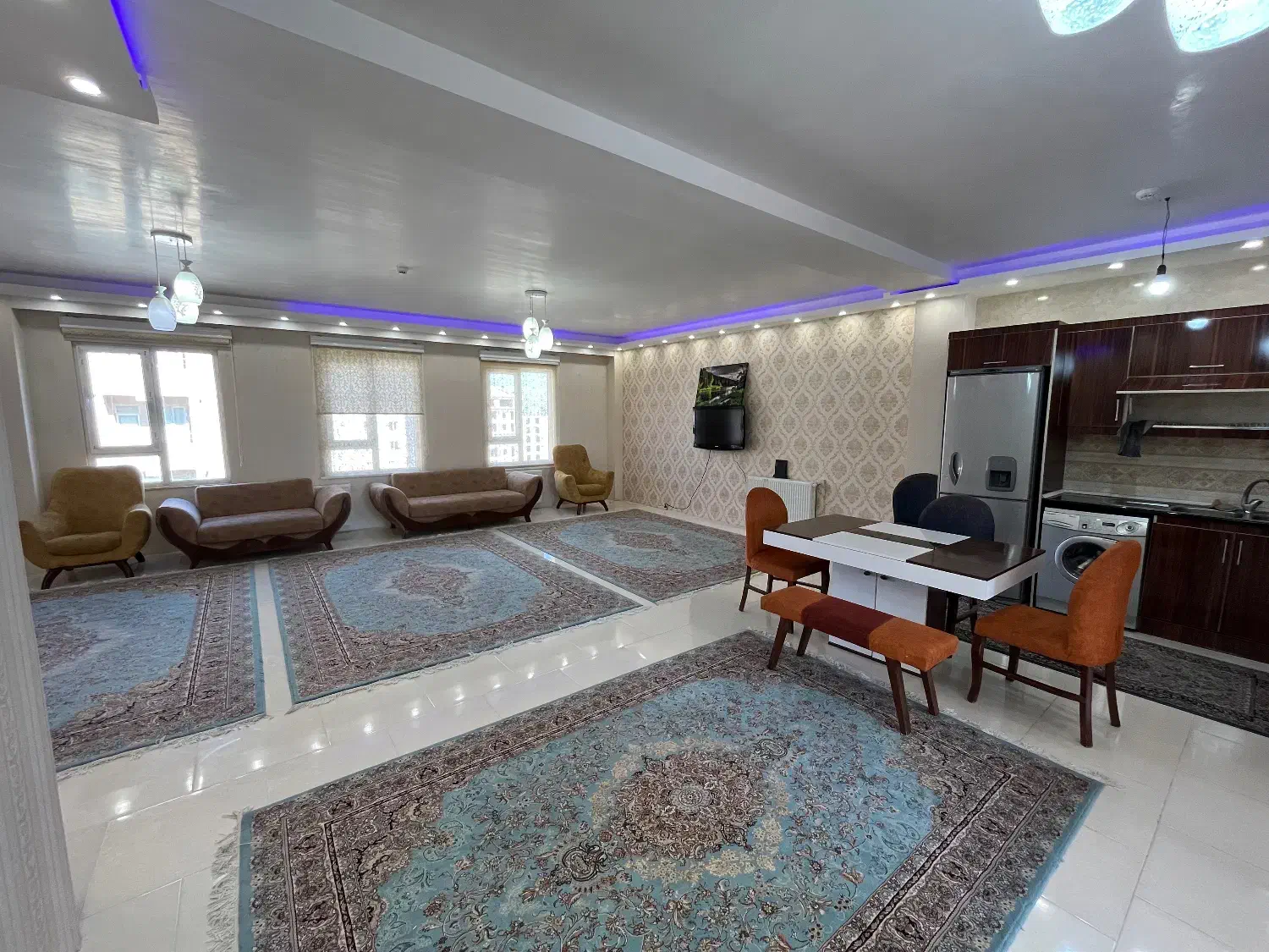 ۱۱۵متر فول مبله در شهرک اندیشه سرعین|فروش آپارتمان|سرعین, |دیوار