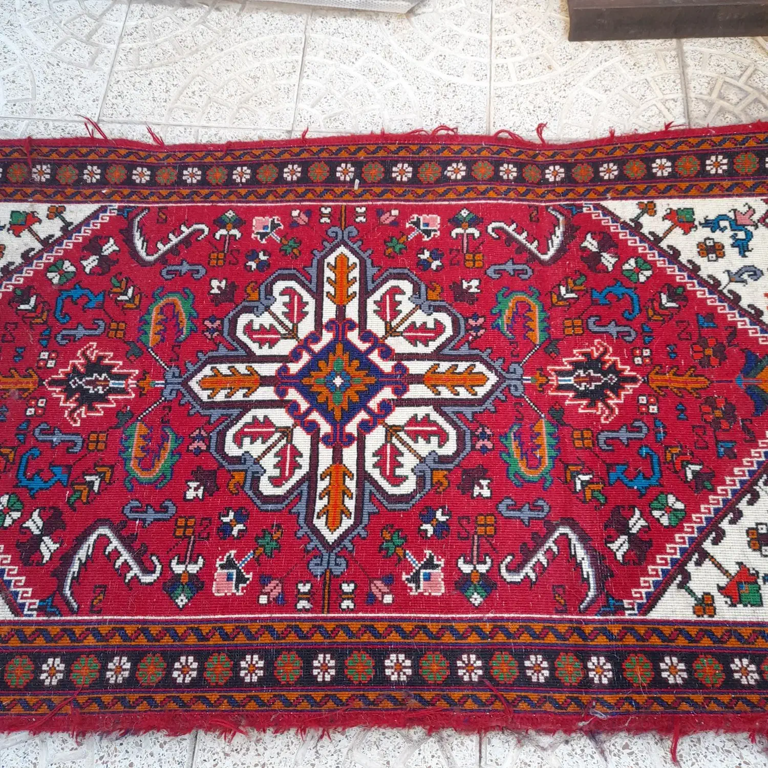 کناره فرش دستبافت|فرش|تبریز, |دیوار