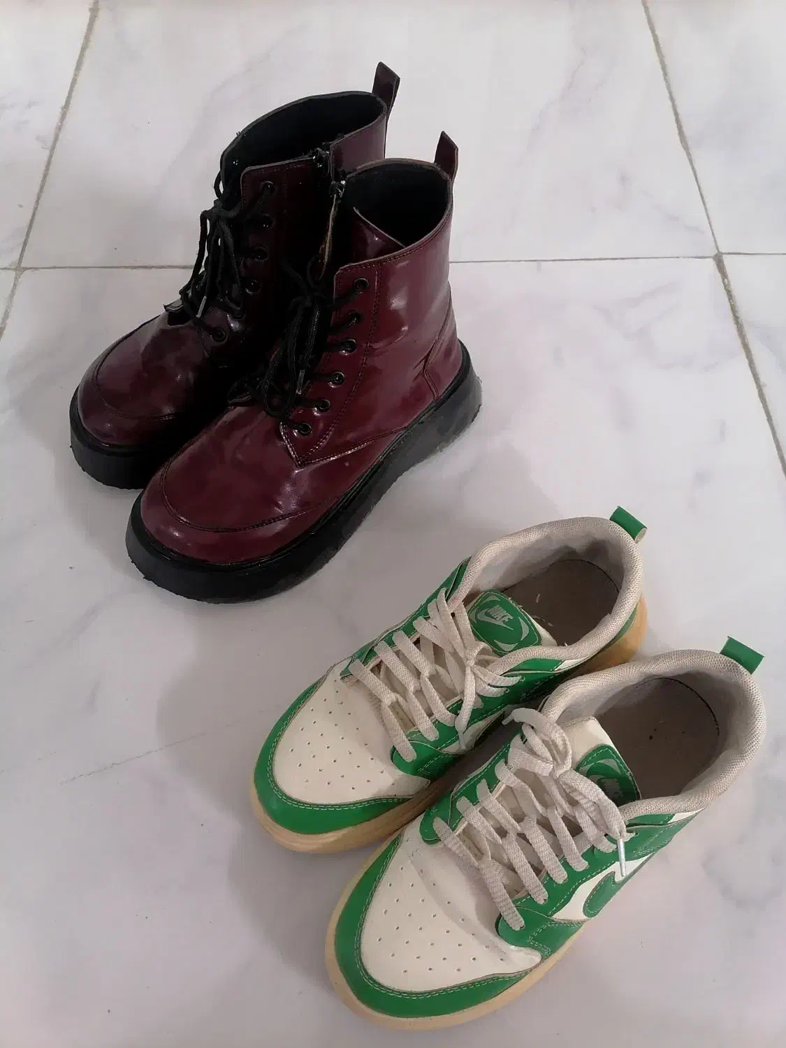 فروش بوت البالویی و کتونی دخترونه|کیف، کفش، کمربند|شیروان (خراسان), |دیوار