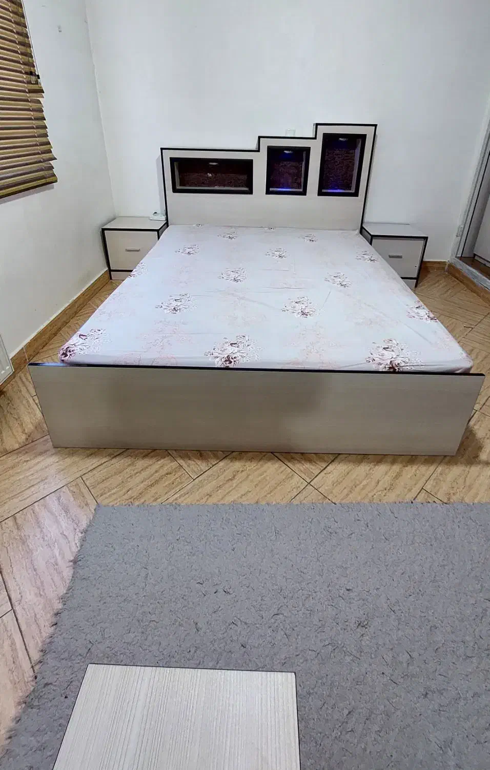 سرویس تخت دونفره+میزآرایشی+کمد|تخت و سرویس خواب|دلبران, |دیوار