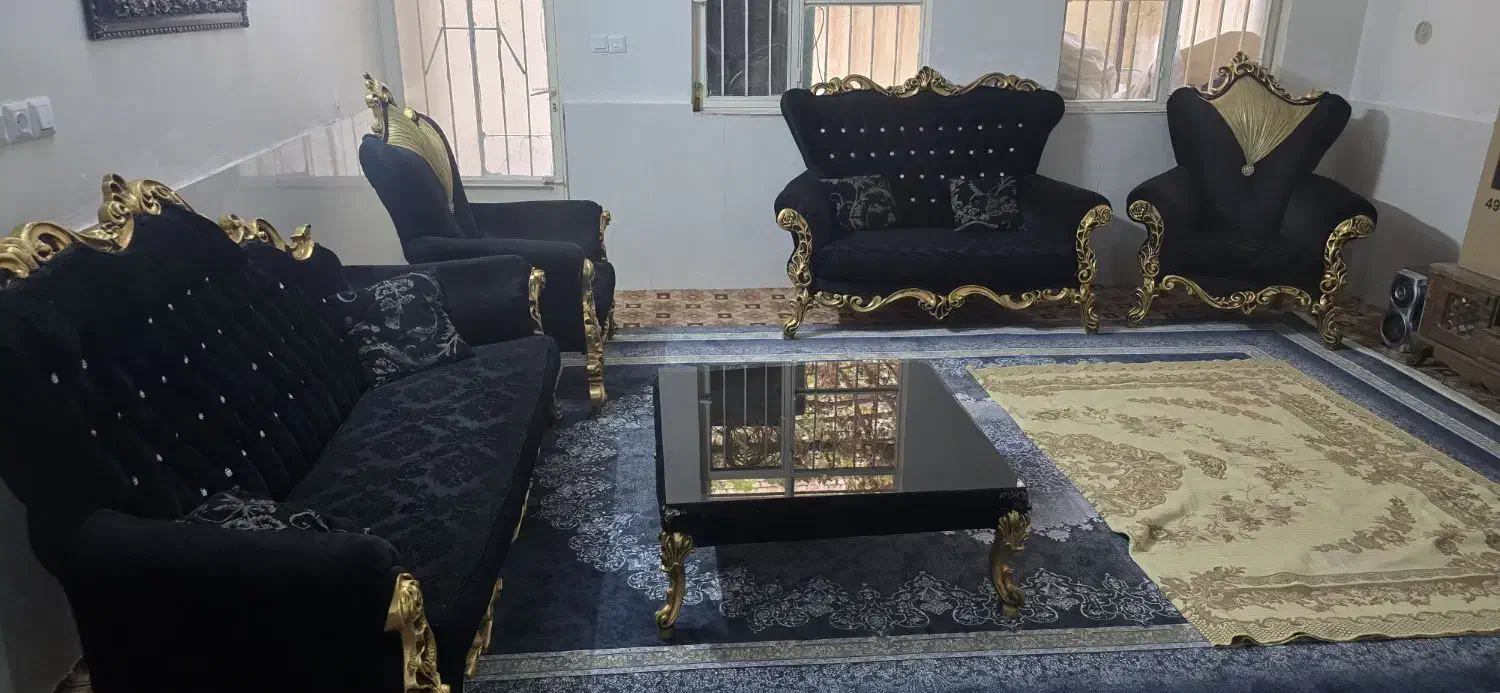 یه دست مبل ۹نفر سلطنتی نو|مبلمان خانگی و میز عسلی|سبزوار, هویزه|دیوار