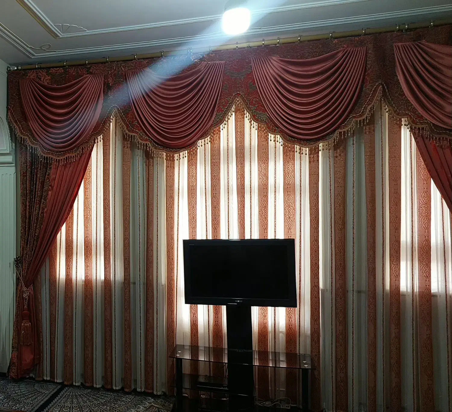 پرده سلطنتی|پرده، رانر، رومیزی|شال, |دیوار