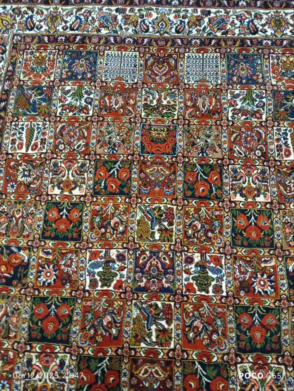 قالی دستبافت بختیاری|فرش|اصفهان, عمان سامانی|دیوار