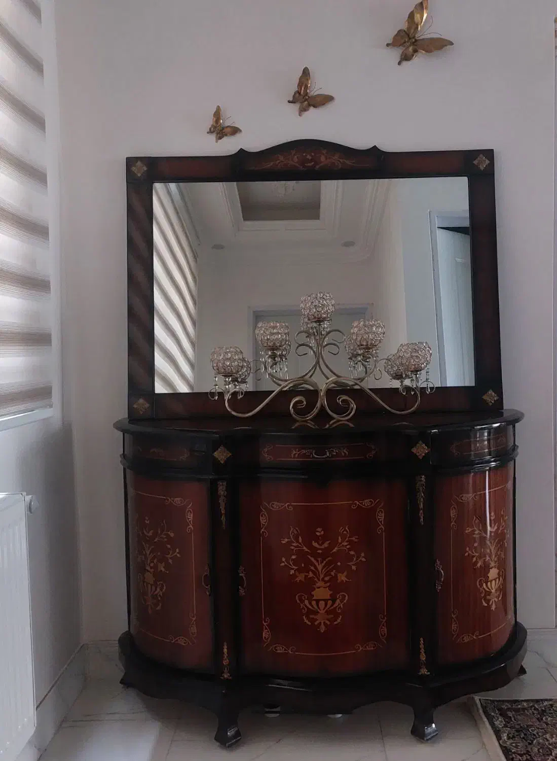 اینه کنسول معرق|بوفه، ویترین، کنسول|میاندوآب, |دیوار