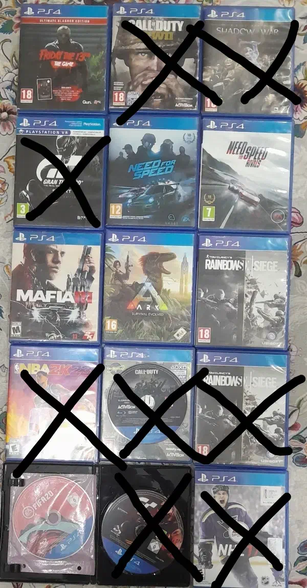 بازیps4فروش (فوری)|کنسول، بازی ویدئویی و آنلاین|تهران, شهرک رضویه|دیوار