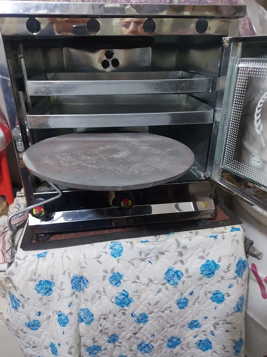 تنور گازی تمام استیل دو شهله|اجاق گاز و لوازم برقی پختوپز|آسارا, |دیوار