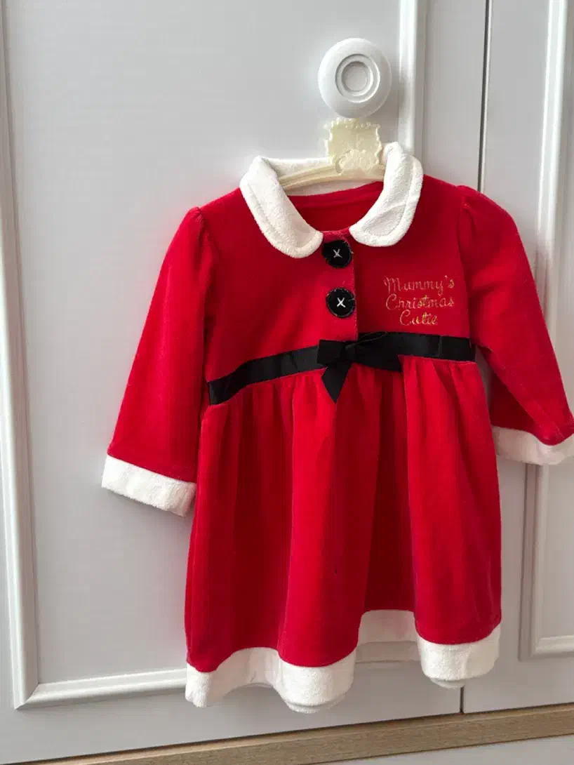 پیراهن دخترانه مخمل یلدایی|کفش و لباس بچه|ملایر, |دیوار