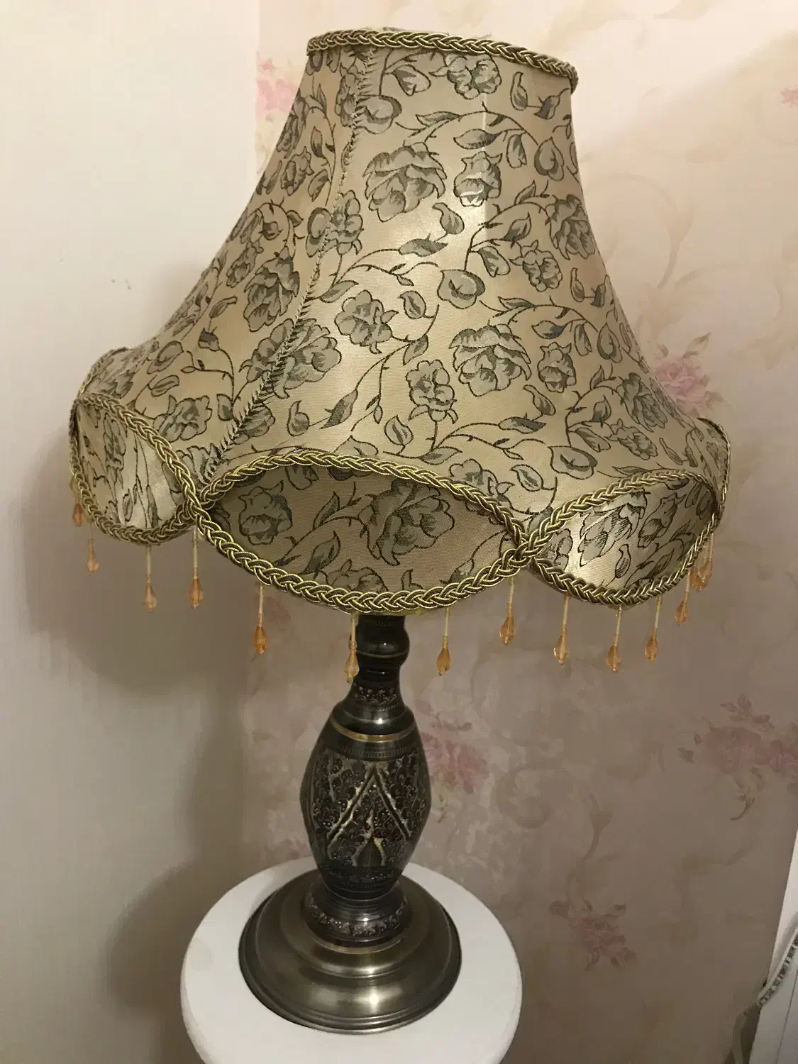 آباژور برنزی|چراغ خواب و آباژور|تبریز, |دیوار