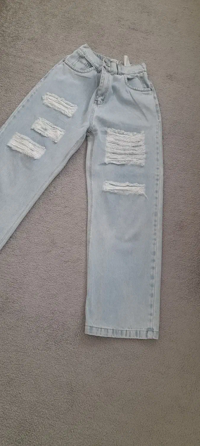 شلوار جین بگ زاپدار نو ۳۶تا۴۴|لباس|پردیس, فاز ۱۱|دیوار