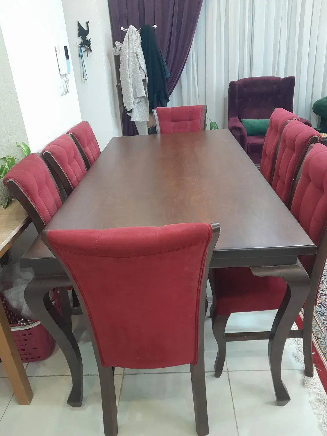 میز ناهار خوری ۸ نفره|میز و صندلی غذاخوری|شاهینشهر, شهرک گلدیس|دیوار