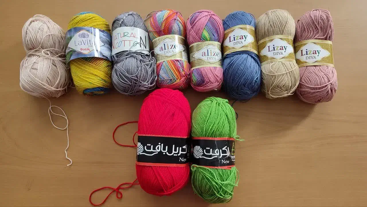 نخ کاموا ایرانی و خارجی|لوازم خیاطی و بافتنی|علیآباد کتول, |دیوار