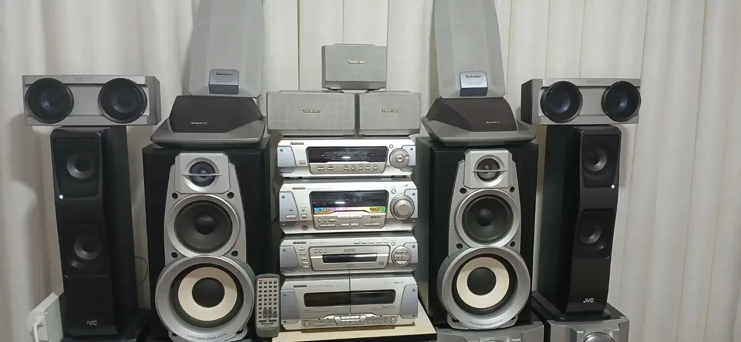 ست طبقاتی Technics|سیستم صوتی خانگی|ساری, |دیوار