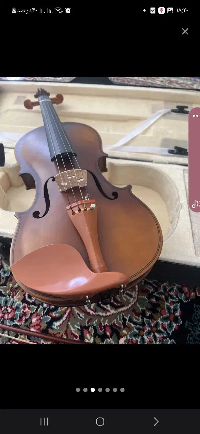 ویولن کارکرده سالم بدون ترک خوردگی|ویولن|خمین, |دیوار