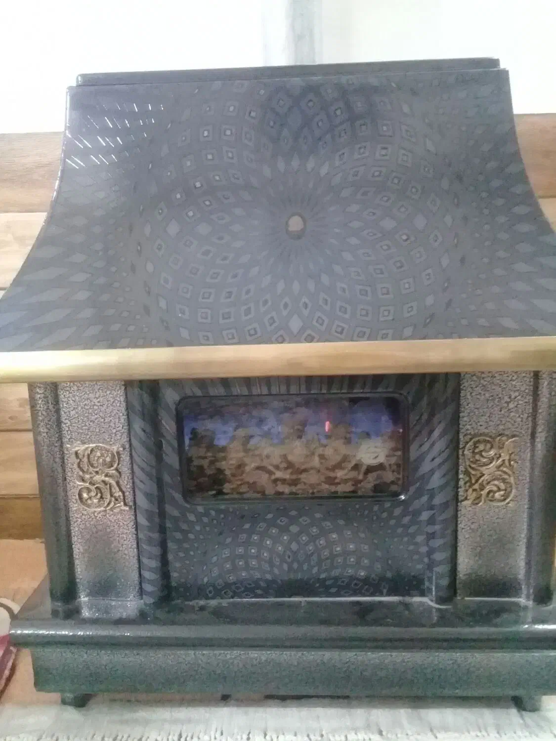 بخاری ایسان خزر|بخاری، هیتر، شومینه|شیراز, نارنجستان|دیوار