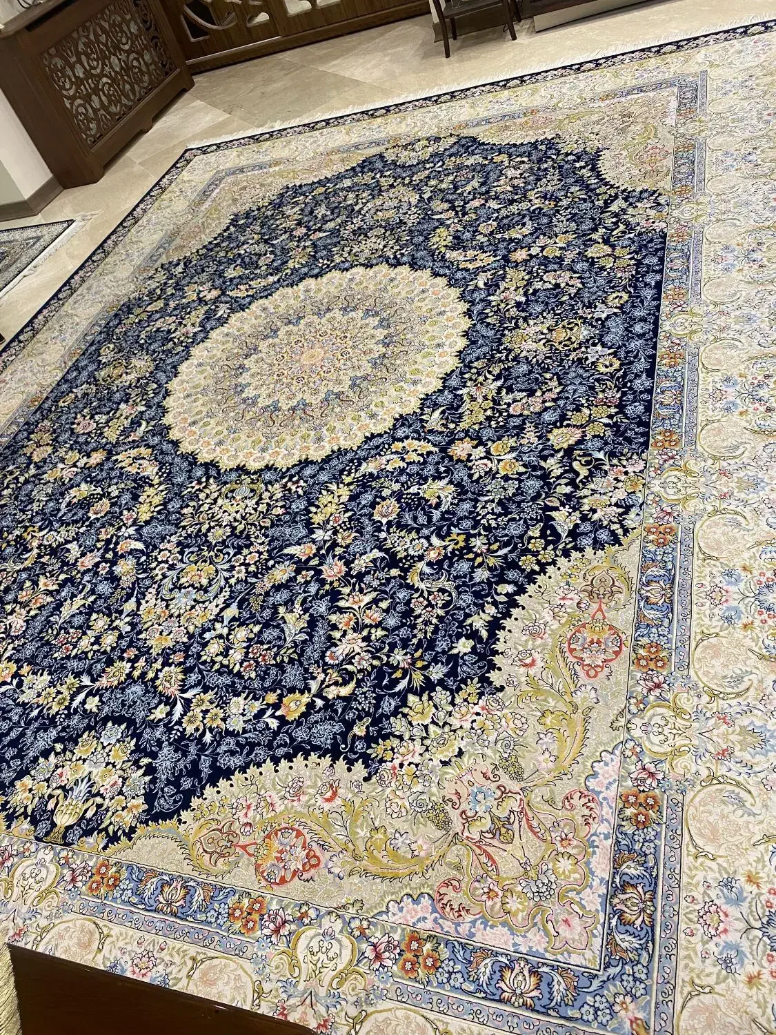 یک جفت فرش گلاریس12متری 1500شانه و توراه رویی|فرش|تهران, ستارخان|دیوار