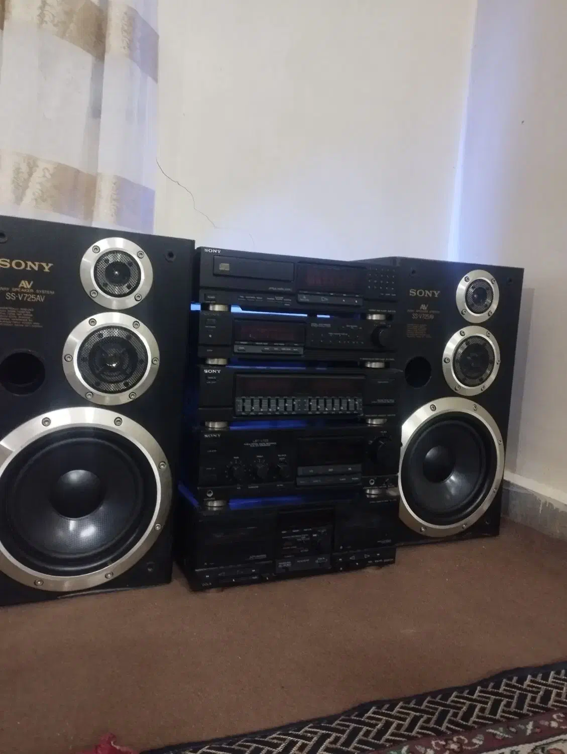 سیستم طبقاتی سونی 725|سیستم صوتی خانگی|اسلامشهر, شهرک لاله|دیوار