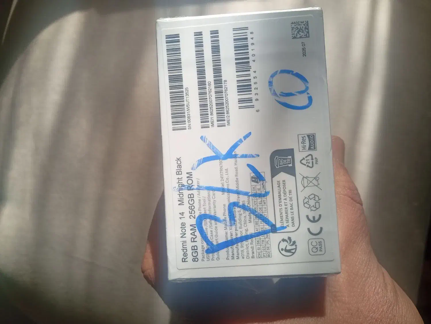 نوت 14 256 گیگ پلمپ|موبایل|اسلامشهر, مسکن مهر اسلاشهر (شهرک امام خمینی)|دیوار