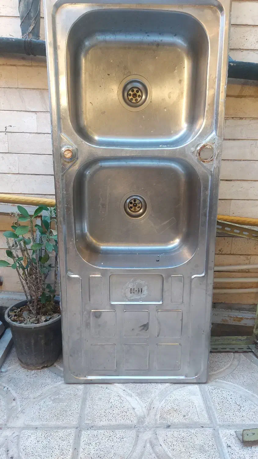 سینک|آب‌چکان و نظم‌دهنده ظروف|قرچک, باقرآباد|دیوار