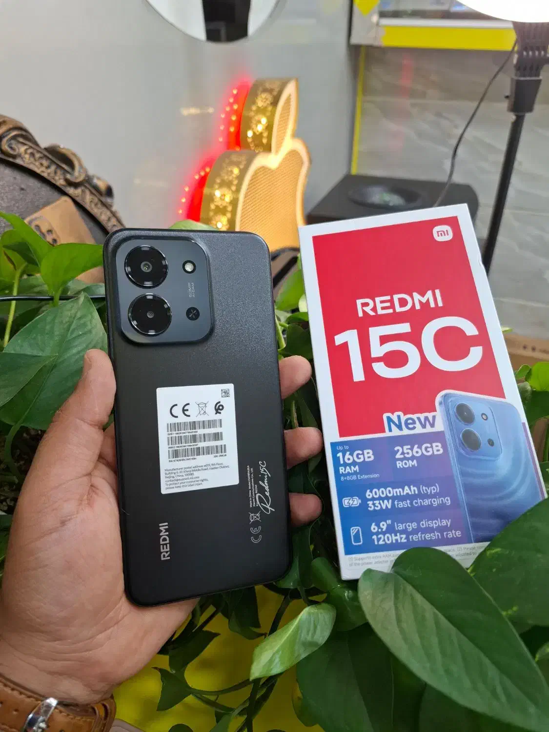 شائومی Redmi15C جدید 256 / 8 شرایطی با طلا یا سفته|موبایل|مشهد, طلاب|دیوار