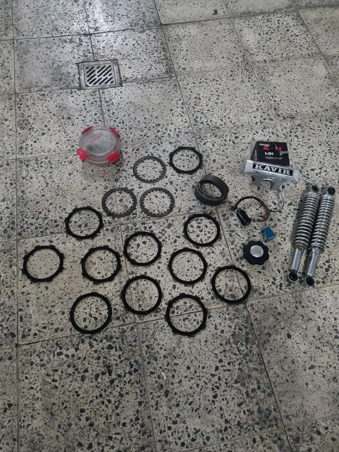 لوازم موتور هوندا کمک ست سوییچ لنت صفحه کلاچ|عمدهفروشی|قزوین, |دیوار