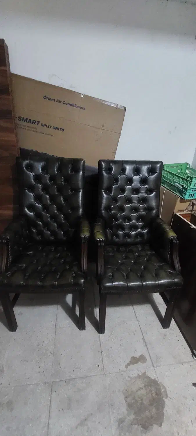 صندلی تمام چرم|مبلمان اداری|قزوین, |دیوار