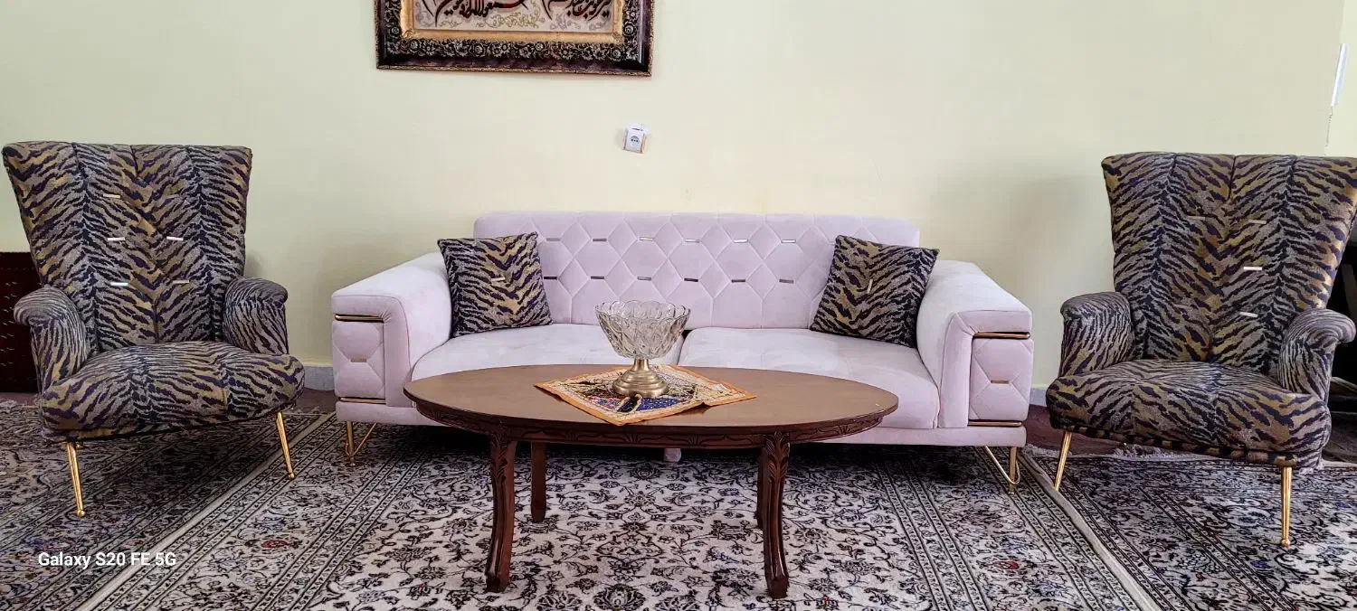 مبل نیم ست بدون میز|مبلمان خانگی و میز عسلی|ایلام, |دیوار