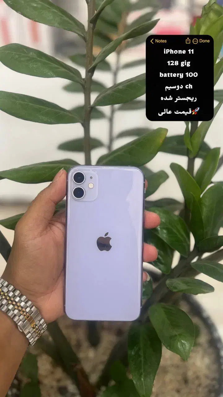 ایفون 11 دوسیم شرکتی پلمپ|موبایل|مهر, |دیوار