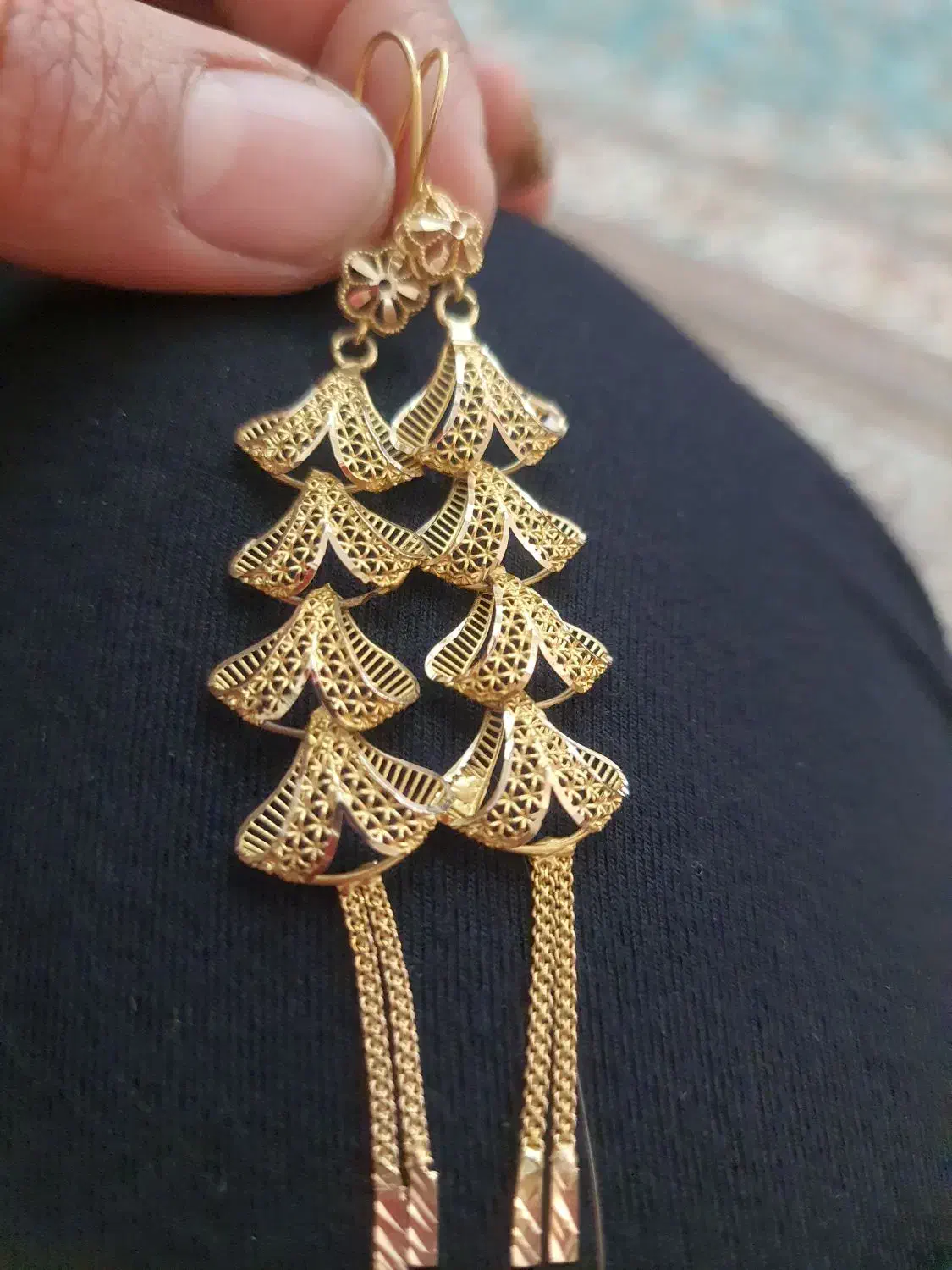 گشواره ۵ شیر قیمت تابلو فقط ۵ درصد|جواهرات|تبریز, |دیوار