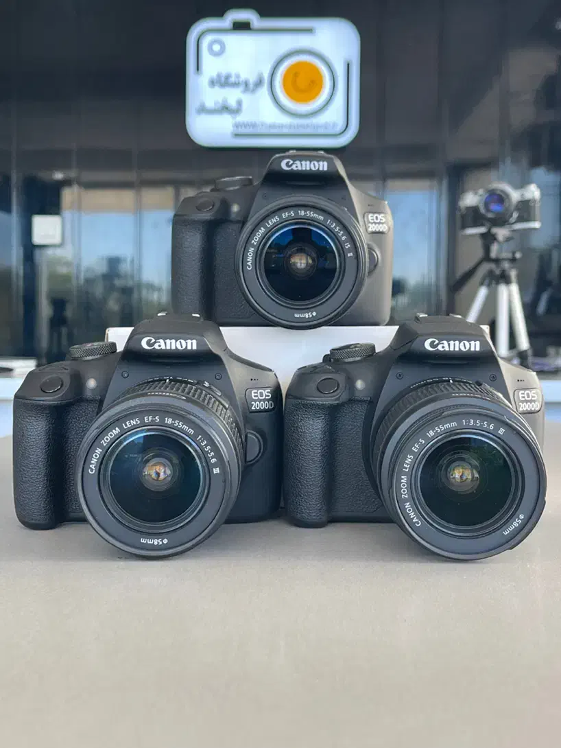 دوربین کنون EOS2000D با لنز 18-55|دوربین عکاسی و فیلم‌برداری|شیراز, چنچنه|دیوار