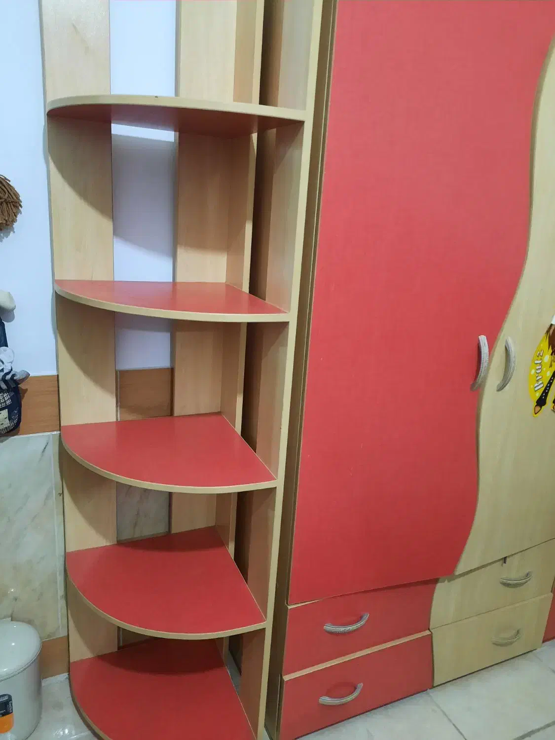 کمد سه تکه کودک|جاکفشی، کمد، دراور|شهرکرد, |دیوار