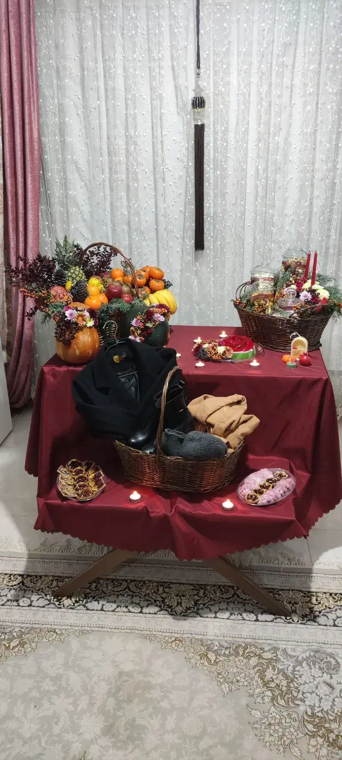 سبد حصیری مناسب شب یلدا|ظروف سرو و پذیرایی|اندیشه, اندیشه فاز ۳|دیوار