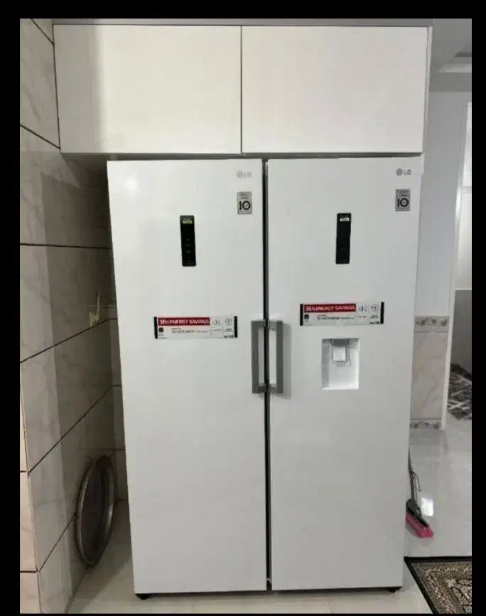 یخچال دوقلو بکُو آلمانی دو سال ضمانت شرط کار|یخچال و فریزر|نهاوند, |دیوار