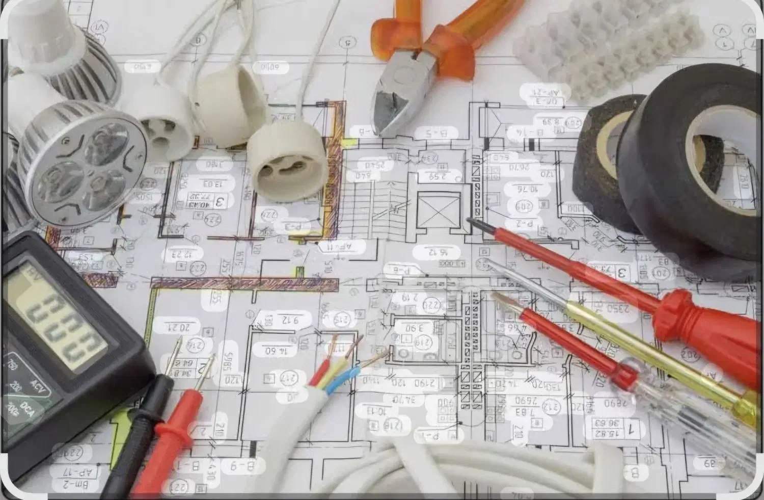 برق کشی ساختمان|خدمات پیشه و مهارت|شیراز, گل سرخ|دیوار