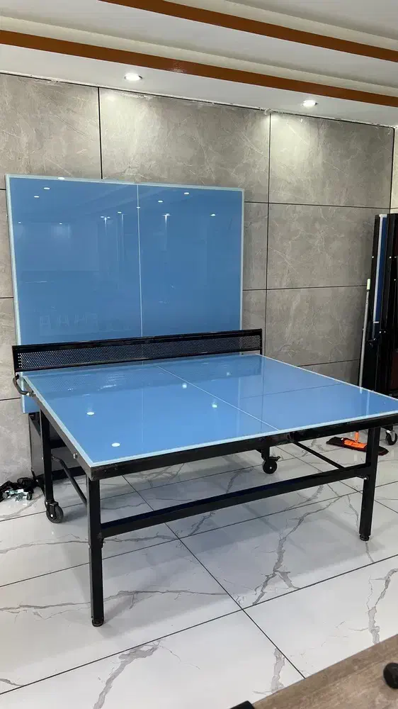 لوازم بازی میز پینگ پنگ تفریحی ویلایی باشگاهی حیاط|ورزش‌های توپی|لاهیجان, شیشه گران|دیوار