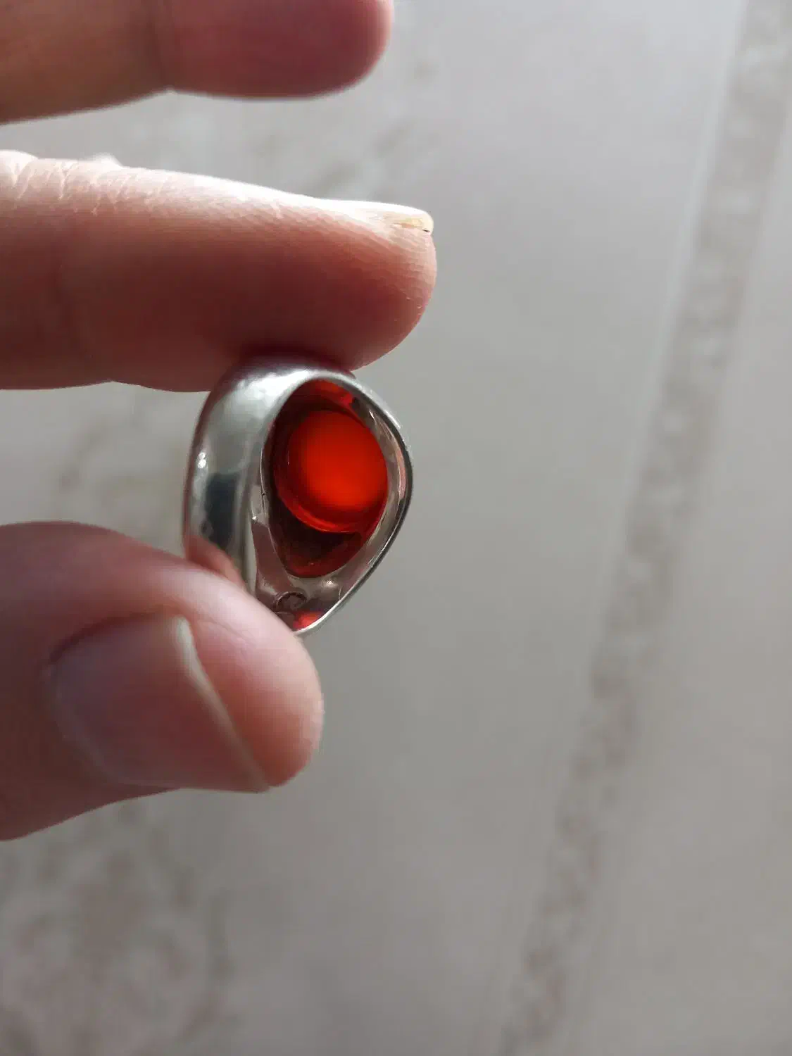 انگشتر نقره عقیق یمنی|کلکسیون اشیاء عتیقه|اسلام‌شهر, شهرک مفیدی|دیوار