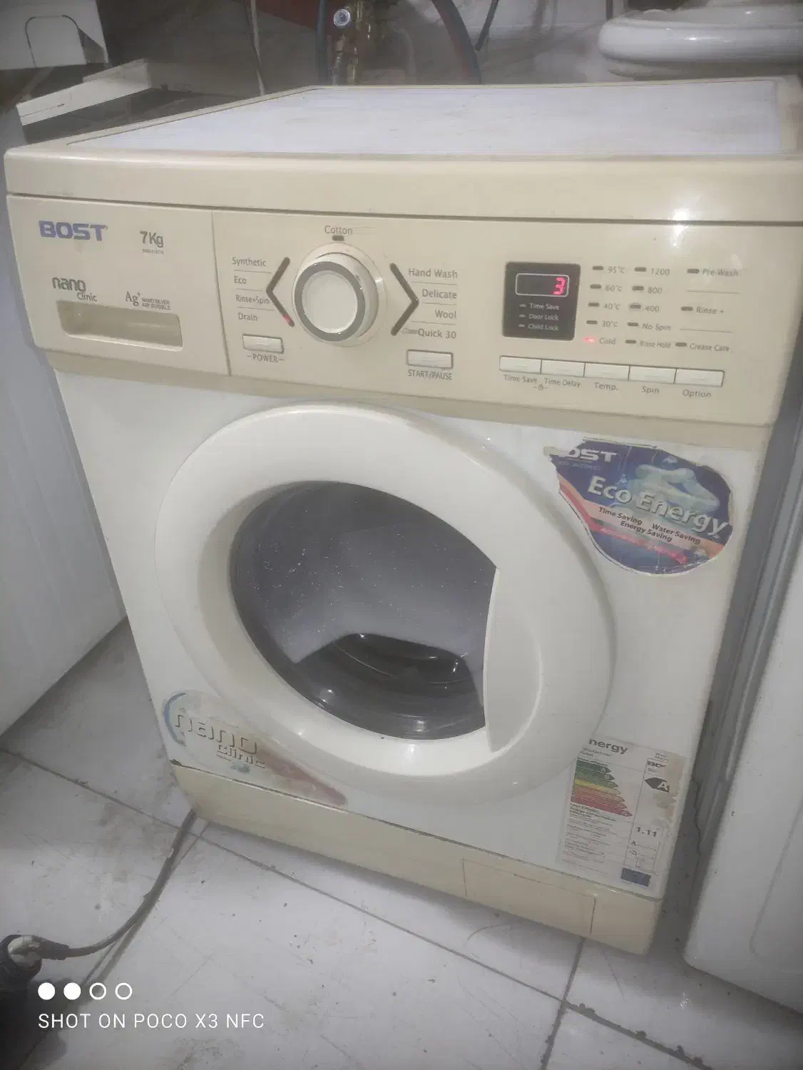 فروش لباسشویی تمام اتوماتیک بوست|ماشین لباسشویی و خشک‌کن لباس|بابکان, |دیوار