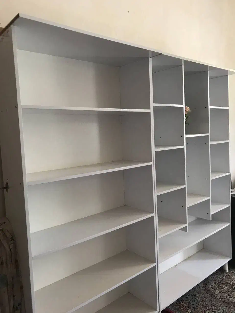 قفسه ملامینه|کتابخانه، شلف، قفسه‌های دیواری|طبس, |دیوار