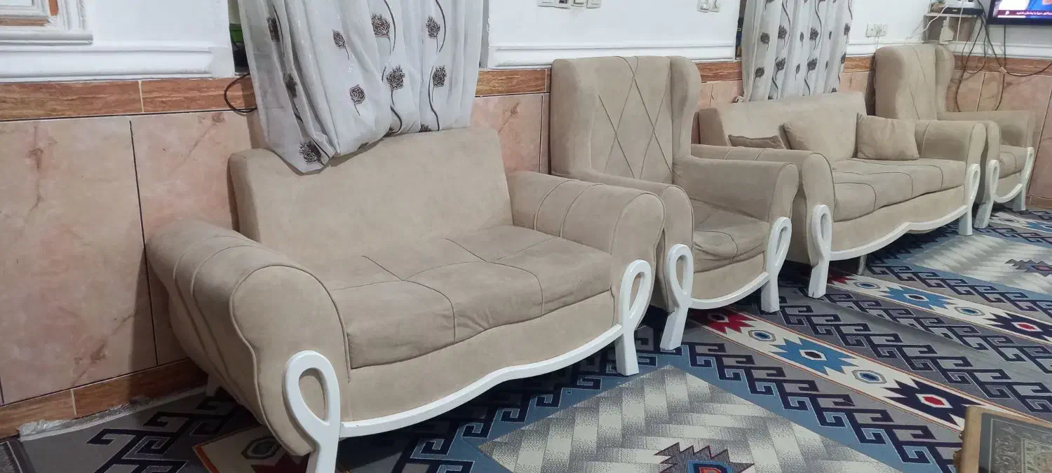 مبل ۷ نفره|مبلمان خانگی و میز عسلی|دهدشت, |دیوار